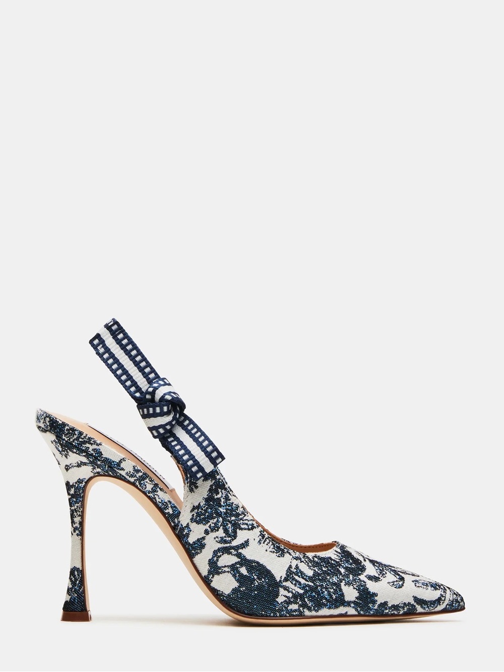 Steve Madden Bri Blue Floral Slingback Pumps